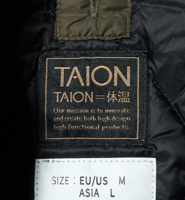 BEAUTY&YOUTH UNITED ARROWS「＜TAION＞ミリタリー ハイネック ダブルジップ ダウン ジャケット」|ダウン|