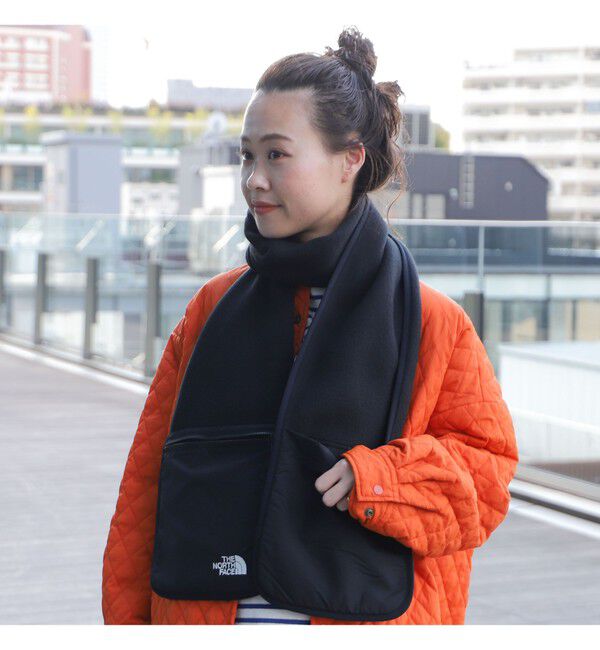 BEAMSBOY「THE NORTH FACE / Micro Fleece Muffler」|マフラー|BLACK