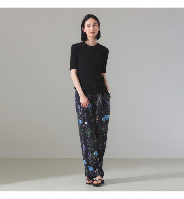 Demi-Luxe BEAMS 「【別注】スタイリスト佐藤佳菜子 &times; SLOANE / クルーネック リブTシャツ」|Tシャツ・カットソー|