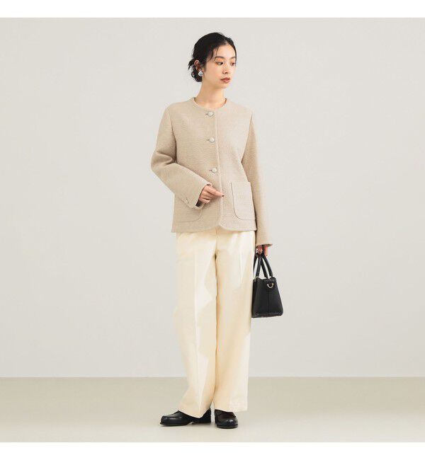 Demi-Luxe BEAMS 「ミックスツイード ジャケット」|ダッフルコート|