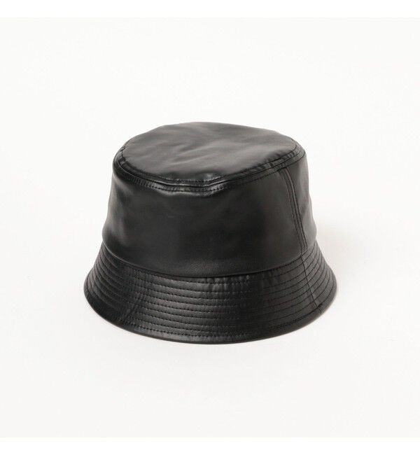 BEAMS「シンセティックレザー ハット」|キャップ・キャスケット|