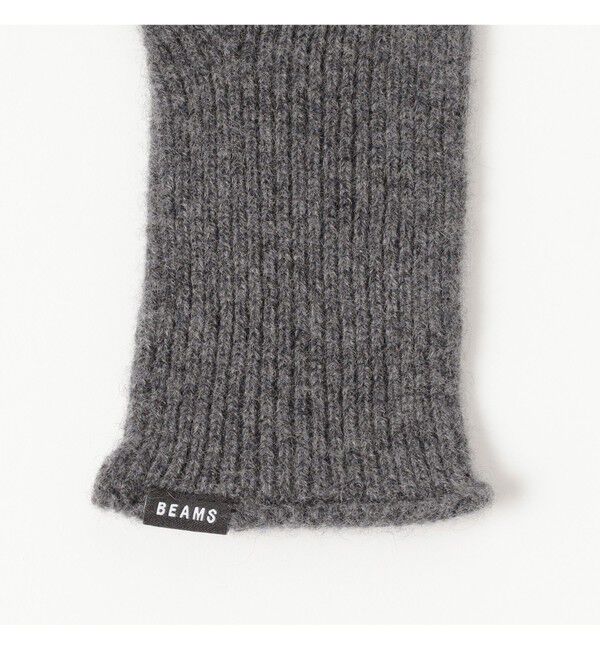 BEAMS「カシミア フィンガーレス グローブ」|手袋|