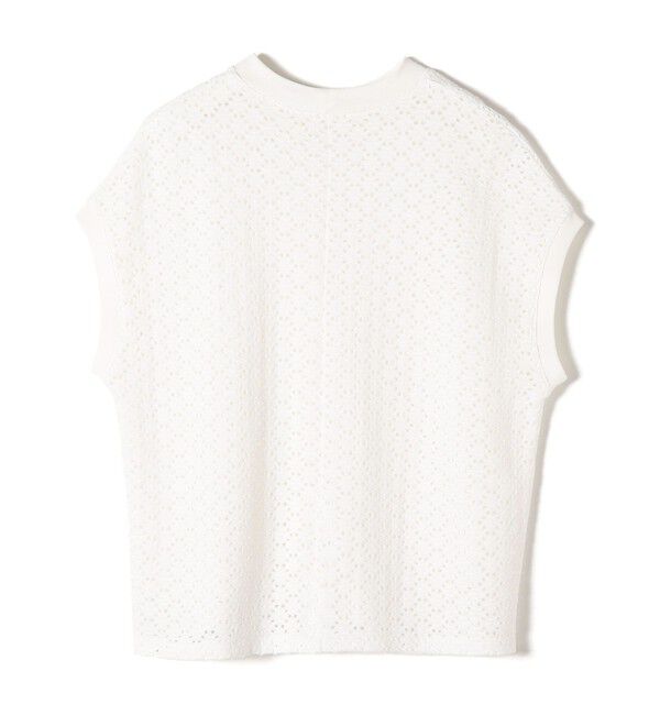 SHIPS for women「【WEB限定】〈手洗い可能〉アイレット クルーネック プルオーバー」|Tシャツ・カットソー|