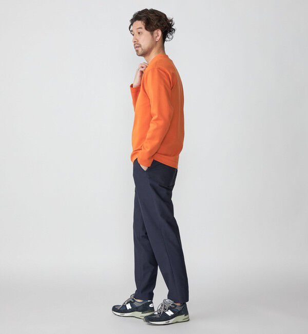 SHIPS「SHIPS:  ハイゲージ クルーネック ダンボールニット 長袖Tシャツ」|Tシャツ・カットソー|