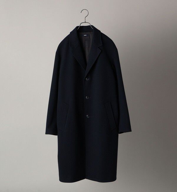 SHIPS「【WEB限定】SHIPS: リラックスフィット ポリメルトン ジャージー チェスター コート」|チェスターコート|