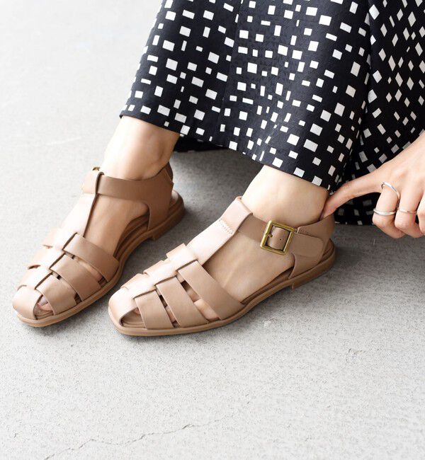 SHIPS for women「* スリム グルカ サンダル 22.5～25.5cm 24SS ◇」|サンダル|