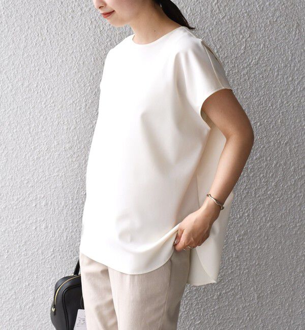 SHIPS for women「〈手洗い可能〉ツイルブラウス」|シャツ・ブラウス|