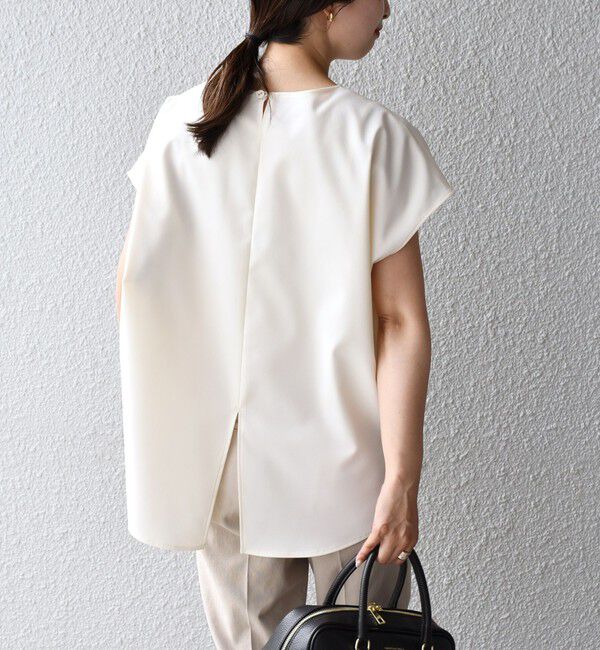 SHIPS for women「〈手洗い可能〉ツイルブラウス」|シャツ・ブラウス|