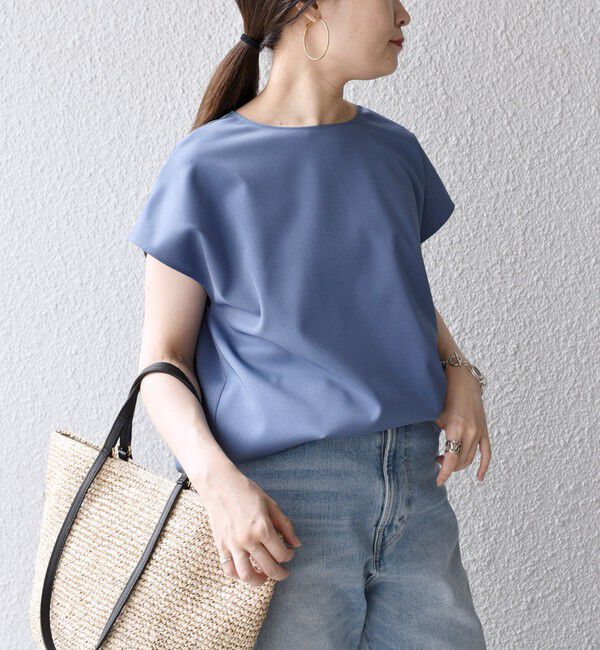 SHIPS for women「〈手洗い可能〉ツイルブラウス」|シャツ・ブラウス|