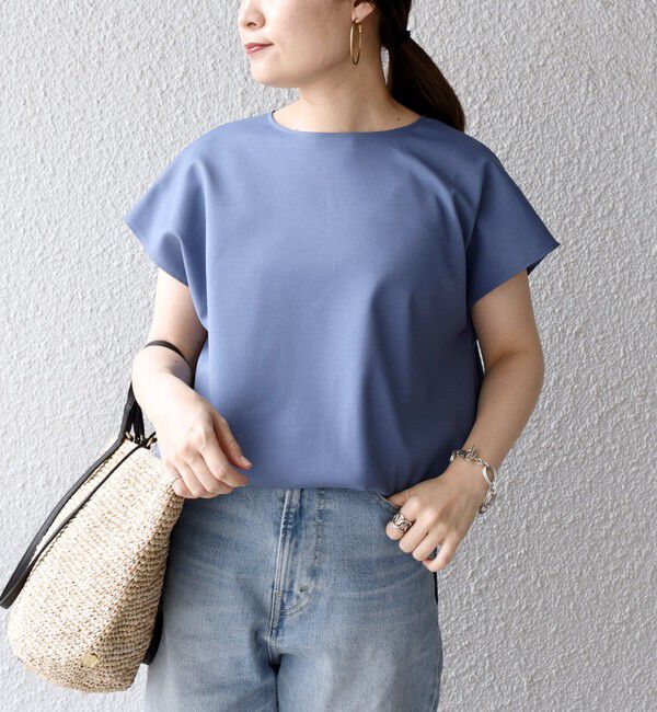 SHIPS for women「〈手洗い可能〉ツイルブラウス」|シャツ・ブラウス|