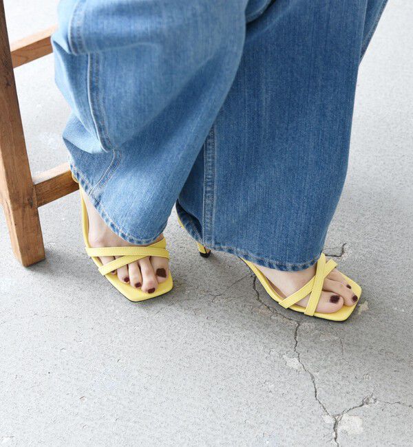 SHIPS any「SHIPS any: クロス ストラップ サンダル」|サンダル|