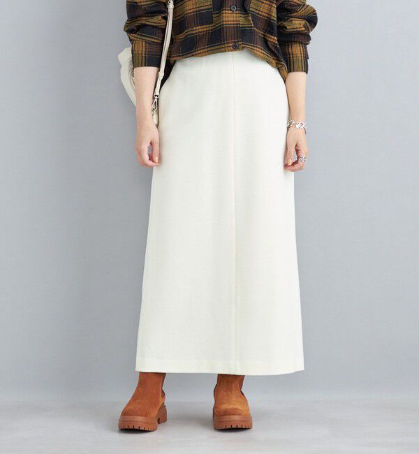 SHIPS for women「〈手洗い可能〉ヘビーミラノリブタイトスカート」|タイト|