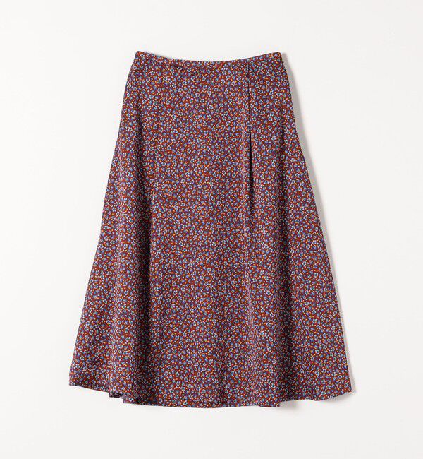 SHIPS any「SHIPS any:〈ウォッシャブル〉プチ リーフ＆フラワー Aライン スカート」|スカート|