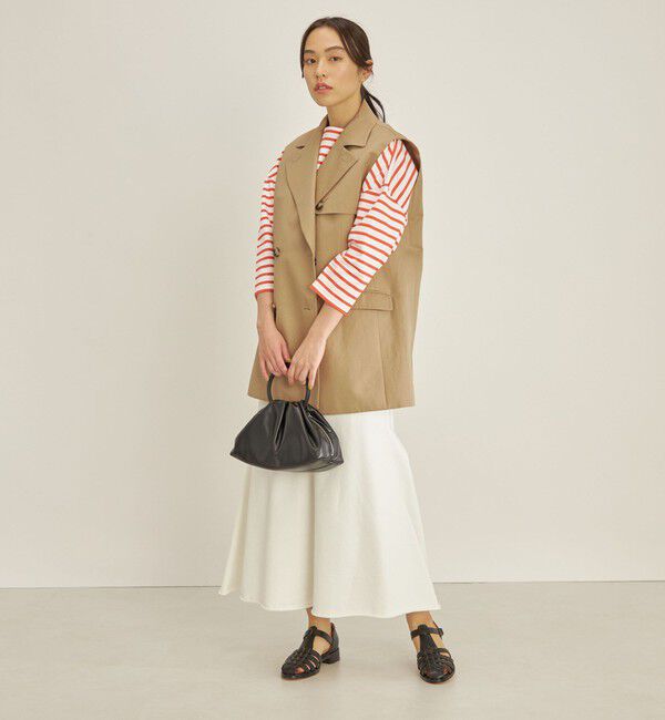 SHIPS for women「〈手洗い可能〉オーガニック綿 裏毛 スカート◇」|スカート|