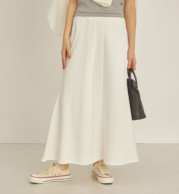 SHIPS for women「〈手洗い可能〉オーガニック綿 裏毛 スカート◇」|スカート|