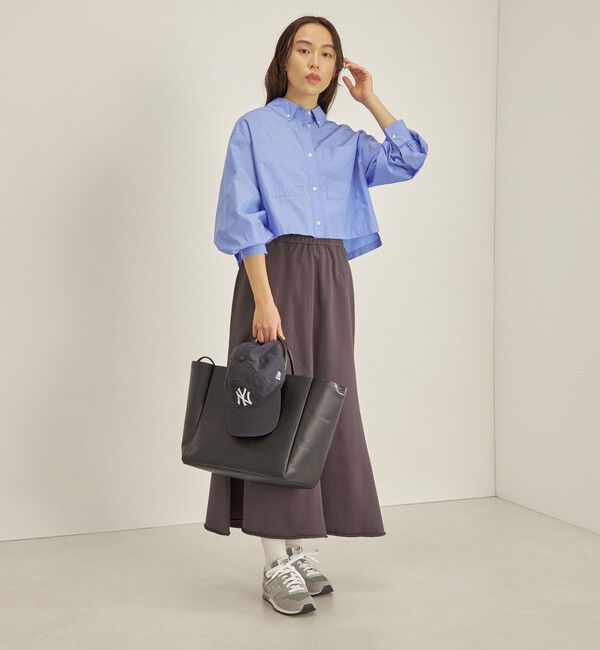 SHIPS for women「〈手洗い可能〉オーガニック綿 裏毛 スカート◇」|スカート|