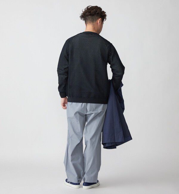 SHIPS「SHIPS:〈手洗い可能〉12ゲージ クロシェライク アイレット カーディガン」|カーディガン|