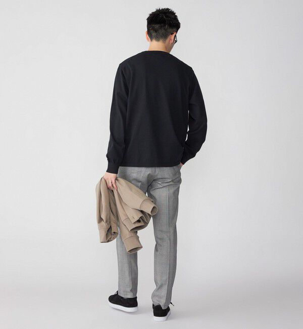 SHIPS「SHIPS:〈洗濯機可能〉TEXBRID(R) クルーネック リネン ニット」|ニット・セーター|