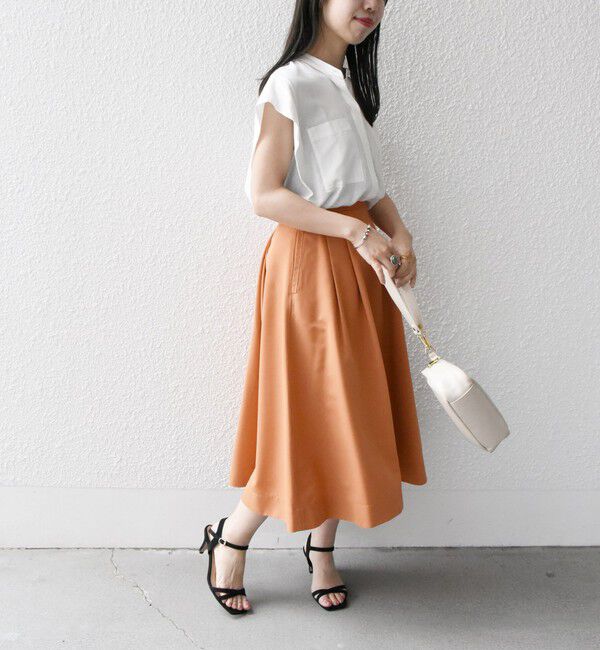 SHIPS any「SHIPS any:〈洗濯機可能〉クラシカル フレア スカート」|スカート|