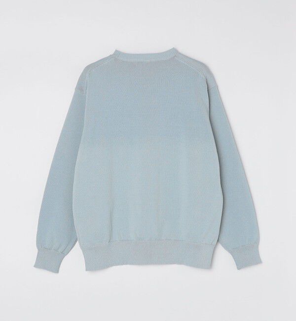 SHIPS「SHIPS:〈手洗い可能〉7ゲージ 2プライ ストローヤーン ギマ クルーネック ニット」|ニット・セーター|