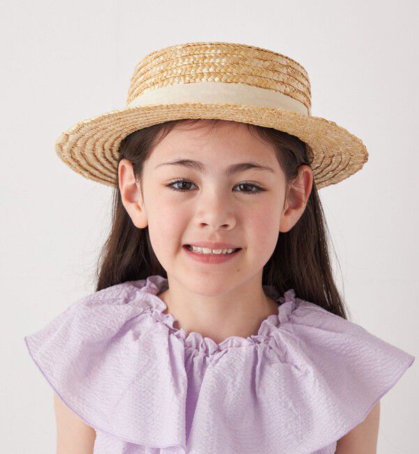 SHIPS any「SHIPS any: ストロー ボーターハット<KIDS>◇」|ハット|