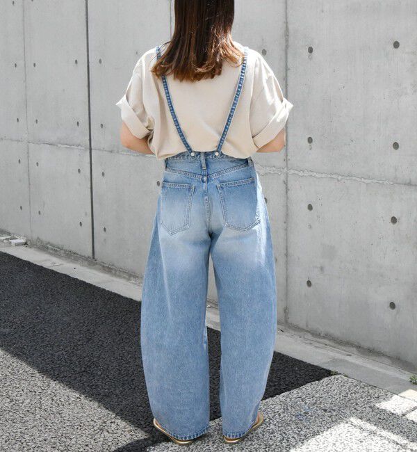 SHIPS any「bon_meur:〈洗濯機可能〉コクーン シルエット デニム パンツ」|デニム|