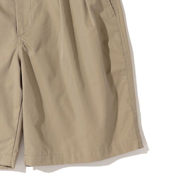 SHIPS「Southwick Gate Label: コットン ギャバジン サファリショーツ」|チノ|