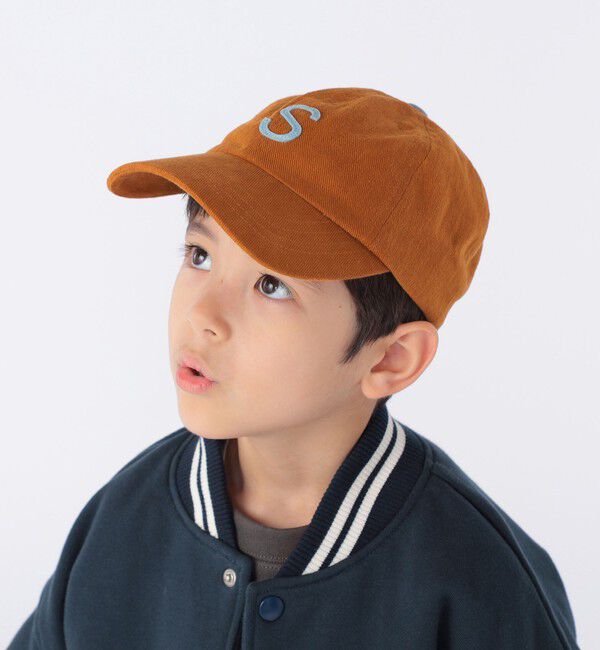 SHIPS KIDS「SHIPS KIDS:ワッペン ウォッシュ ツイル キャップ」|キャップ・キャスケット|オレンジ系