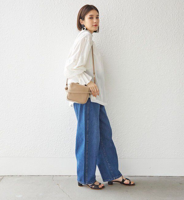 SHIPS for women「〈手洗い可能〉綿 ピコレース デザイン ブラウス ◇」|シャツ・ブラウス|