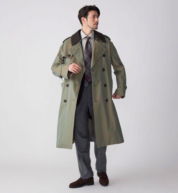SHIPS「SHIPS: ダブル トレンチコート」|トレンチコート|