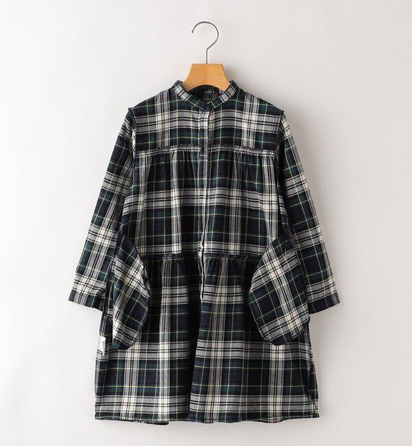 SHIPS KIDS「SHIPS KIDS:140～150cm / ネル チェック ワンピース」|ワンピース|
