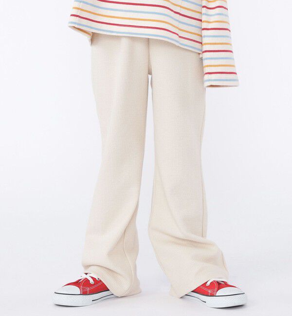 SHIPS KIDS「SHIPS KIDS:100～140cm / フレア パンツ」|その他|オフホワイト