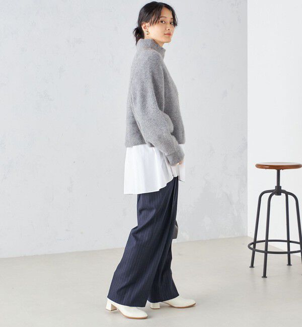 SHIPS for women「〈手洗い可能〉ワンタック ストレート パンツ ◇」|その他|