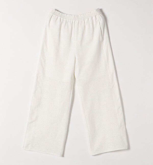 quaranciel「quaranciel:〈手洗い可能〉ジオメトリック レース サイドライン パンツ」|その他|