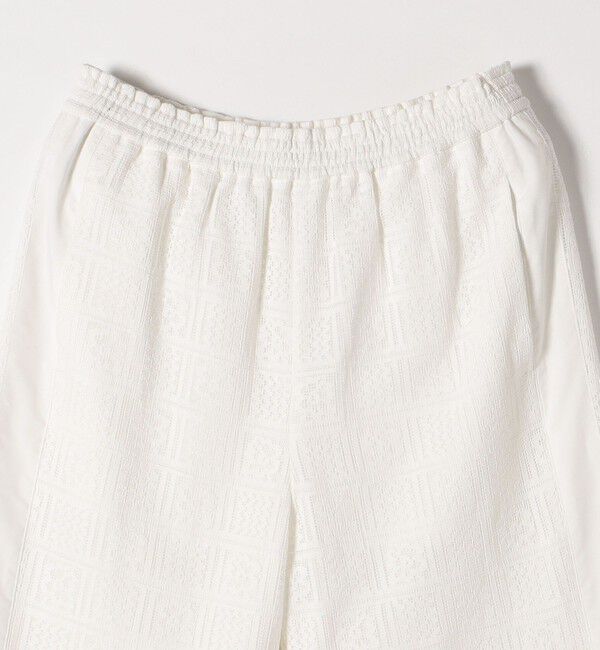 quaranciel「quaranciel:〈手洗い可能〉ジオメトリック レース サイドライン パンツ」|その他|