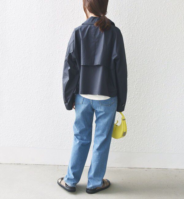 SHIPS for women「〈手洗い可能〉タイプライター ボリューム スリーブ ショート トレンチ コート ◇」|トレンチコート|