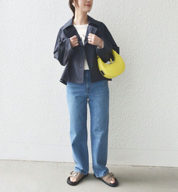 SHIPS for women「〈手洗い可能〉タイプライター ボリューム スリーブ ショート トレンチ コート ◇」|トレンチコート|