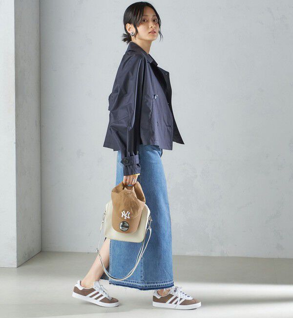 SHIPS for women「〈手洗い可能〉タイプライター ボリューム スリーブ ショート トレンチ コート ◇」|トレンチコート|