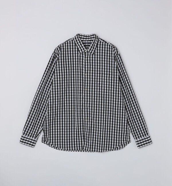 SHIPS「SHIPS: レギュラーカラー ベーシック ロングスリーブ シャツ 〈ストライプ/ギンガムチェック〉」|シャツ・ブラウス|