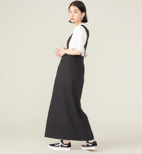 SHIPS for women「SHIPS NINE CASE:〈手洗い可能〉サスペンダー スカート ◇」|スカート|