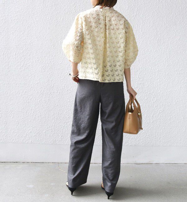 SHIPS for women「〈手洗い可能〉ツイル ドロスト パンツ」|その他|