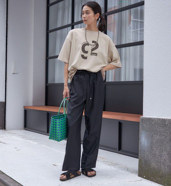 SHIPS for women「〈手洗い可能〉ツイル ドロスト パンツ」|その他|