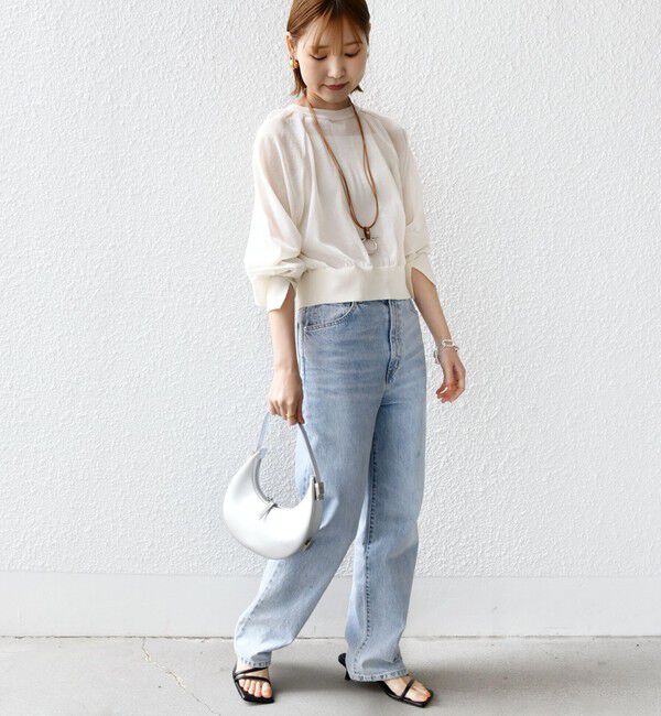 SHIPS for women「〈手洗い可能〉2WAY シアー カーディガン」|カーディガン|