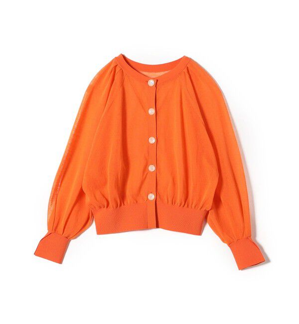 SHIPS for women「〈手洗い可能〉2WAY シアー カーディガン」|カーディガン|