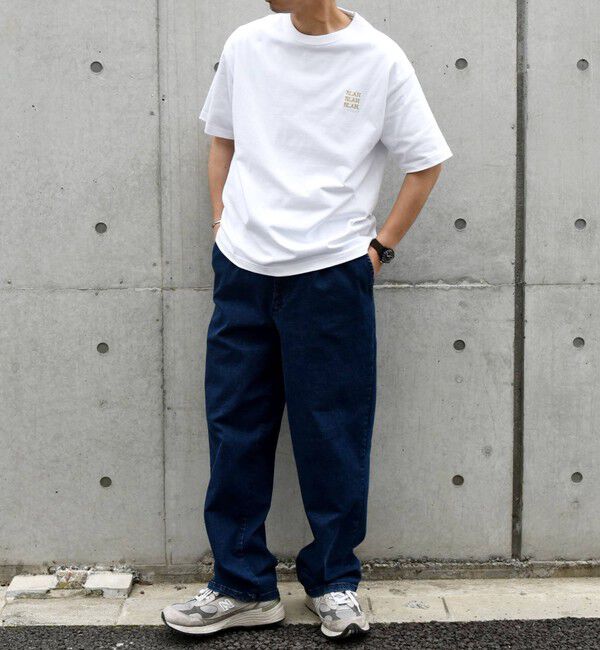 SHIPS any「【WEB限定】SHIPS any: BLAH BLAH BLAH.ワンポイント 刺繍 ルーズ Tシャツ(ユニセックス)◇」|Tシャツ・カットソー|