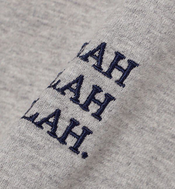 SHIPS any「【WEB限定】SHIPS any: BLAH BLAH BLAH.ワンポイント 刺繍 ルーズ Tシャツ(ユニセックス)◇」|Tシャツ・カットソー|