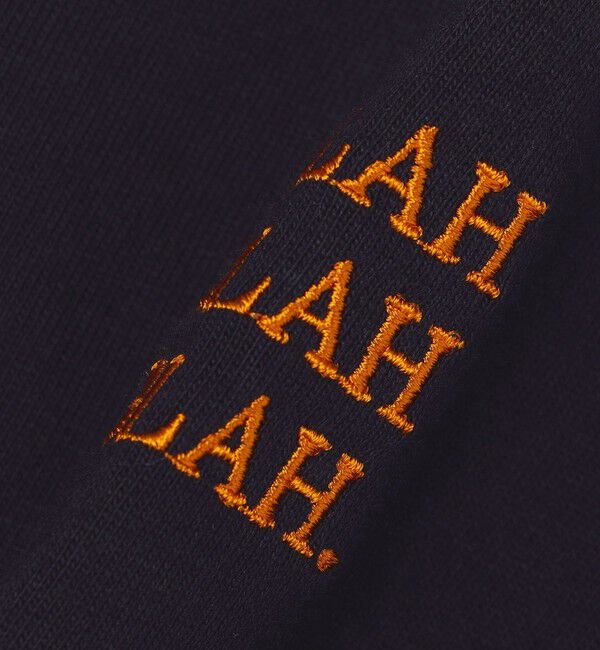 SHIPS any「【WEB限定】SHIPS any: BLAH BLAH BLAH.ワンポイント 刺繍 ルーズ Tシャツ(ユニセックス)◇」|Tシャツ・カットソー|