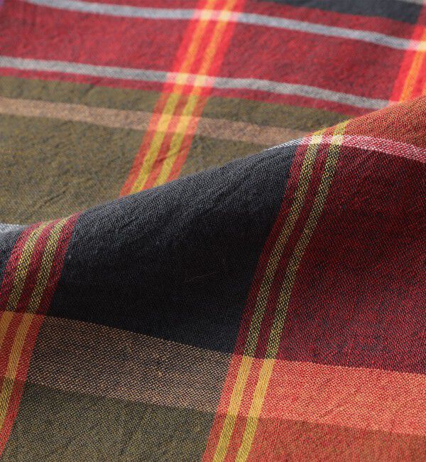 SHIPS「SHIPS: インド マドラスチェック レギュラーカラー ショートスリーブ シャツ」|シャツ・ブラウス|