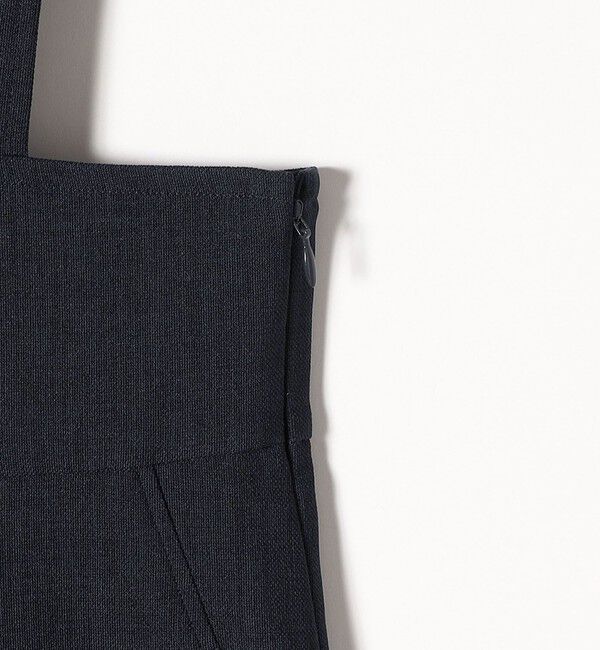 quaranciel「quaranciel:〈洗濯機可能〉ドビー ハイウエスト サロペット」|オールインワン|