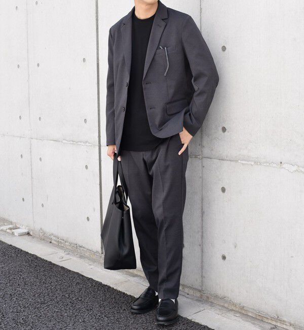 SHIPS any「SHIPS any: 〈洗濯機可能・ストレッチ・撥水〉SOLOTEX(R) ウーリック セットアップ スーツ◇」|スーツ|ダークグレー